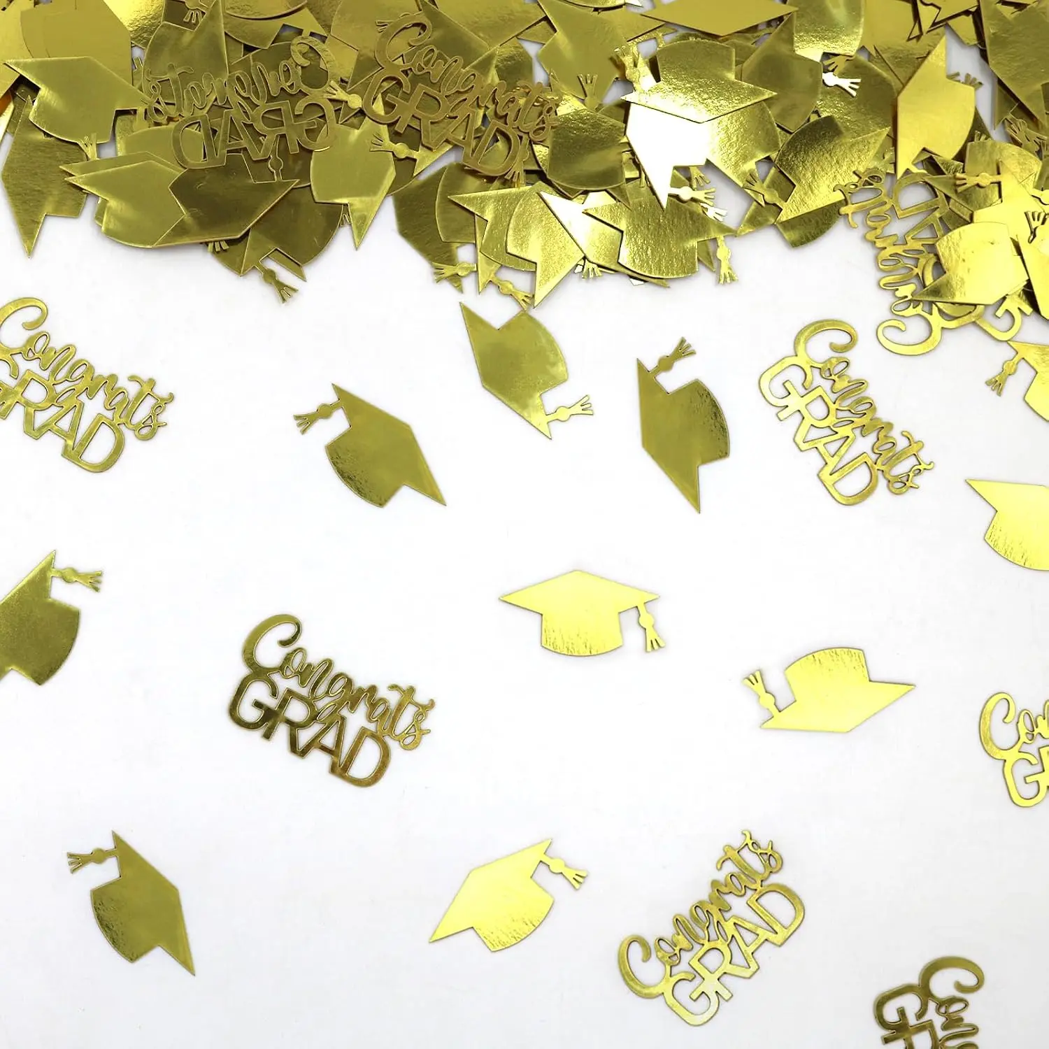 200 count  Graduation Confetti Class of 2026 Congrats Grad Confetti for Table Grad Cap Scatters for Graduation party decorations 2026