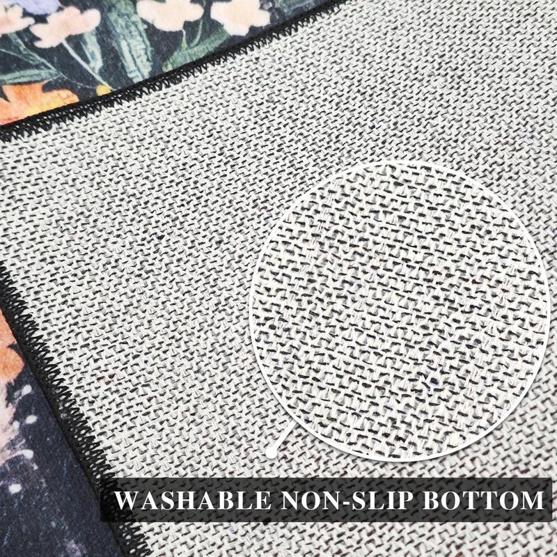 Creative Dollar Pattern Rug, 1 Count Non-slip Soft Floor Mat, Washable Area Rug, Print Rug, Home Decor for Living Room Bedroom Bathroom, Bedroom Decor