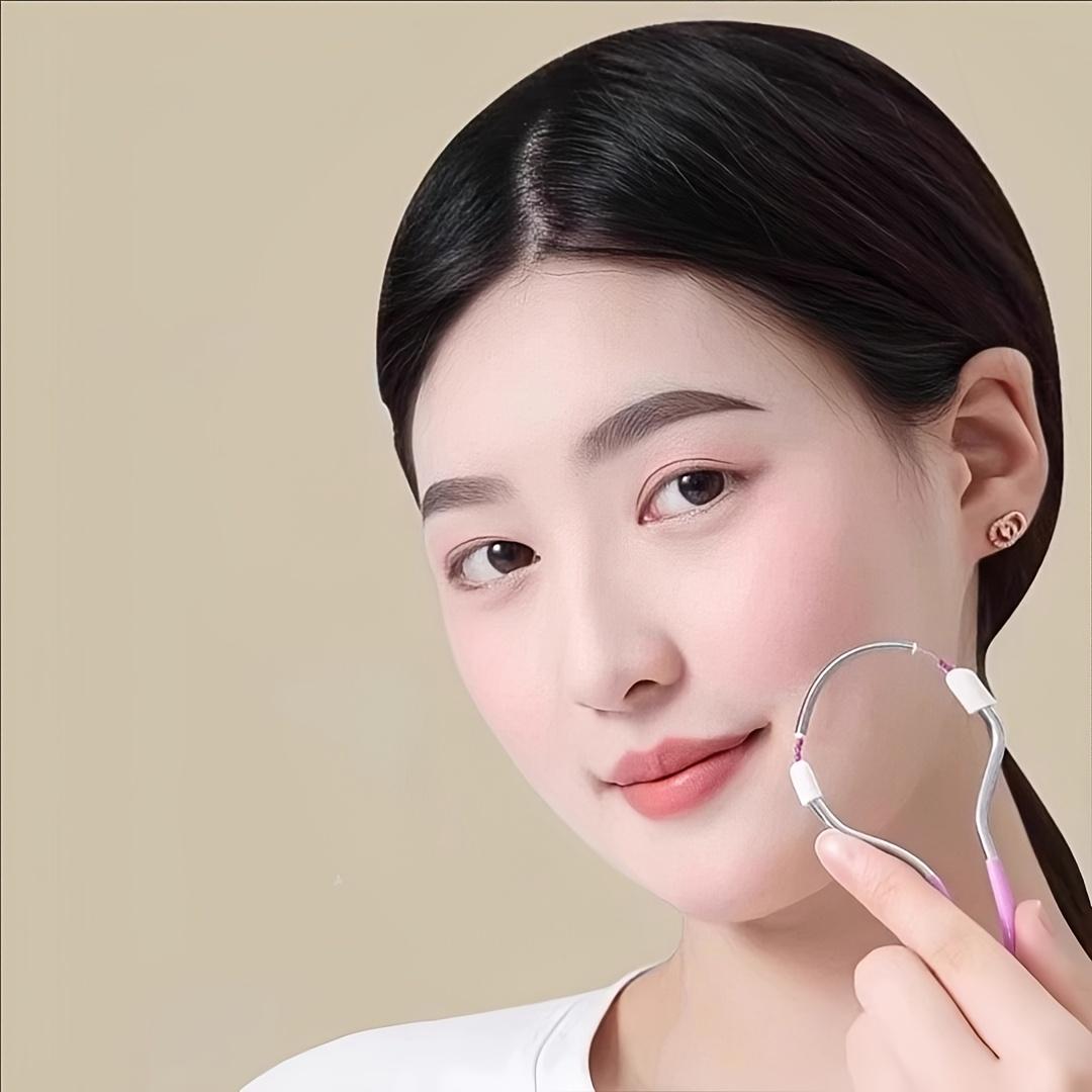 Facial Hair Remover, Precision Facial Razor, Spring-Action Hair Removal Tool, Lip Hair Remover for Women, Facial Hair Removal Gadget, Facial, Chin, and Leg Hair Remover