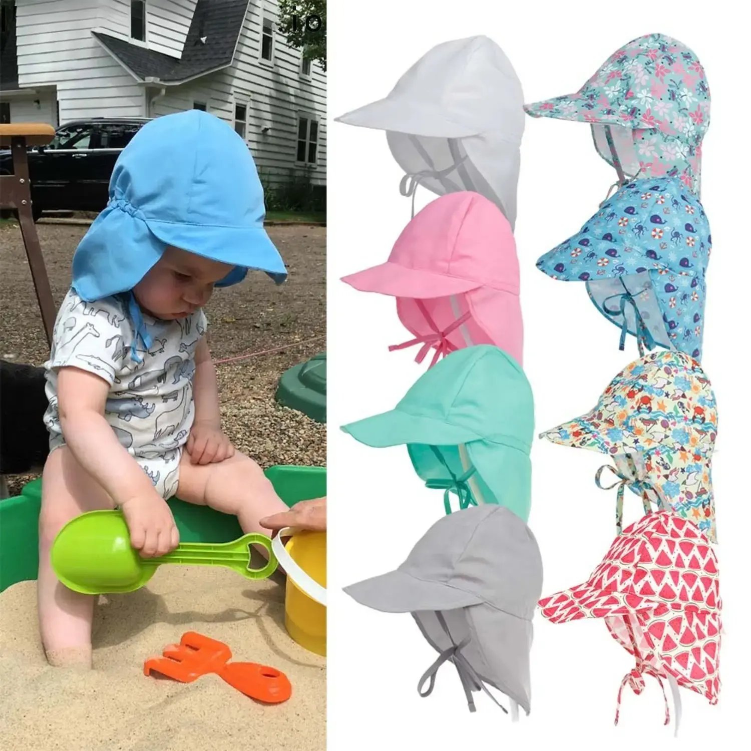 Kids Breathable Cotton Mesh Bucket Hat – Wide Brim Sun Protection Hat for Toddlers & Infants, Lightweight UV Shade Outdoor Beach Hat for Boys & Girls, Baby Summer Sun Hat for Travel, Playtime & Daily Outdoor Use,back to school,back to school haul