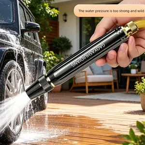Adjustable High-Pressure Handheld Sprayer, Brass Connector, Steel Washer, Adjustable Nozzle, Portable Watering Tool for Plants, Cars, Gardens, Pets