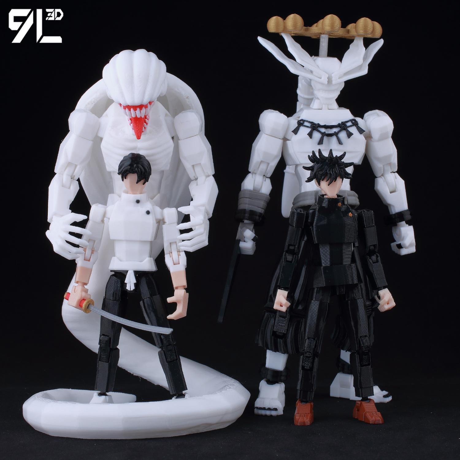 9L3D Titan13 Yuta Okkotsu & Rika Figure LUCKY13 Anime Action Model