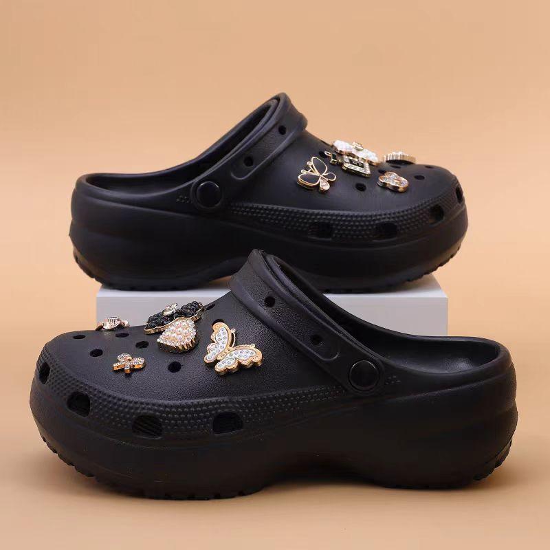 Women's Cute Rhinestone Decorated Slides, Casual Comfortable Platform Slippers for Beach, Eva Beach Slippers, Fashionable Shoes for Indoor & Outdoor Wear, Girl, Soft Sole Slippers arch support clog comfortable mule Women's Cute Rhinestone Decorated Slides, Casual Comfortable Platform Slippers for Beach, Eva Beach Slippers, Fashionable Shoes for Indoor & Outdoor Wear, Girl, Soft Sole Slippers arch support clog comfortable mule