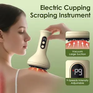 Smart Acupuncture Massage Brush, USB Rechargeable, Back Waist Abdomen Scraping, Full Body Use, Mother's Day Gift Choice