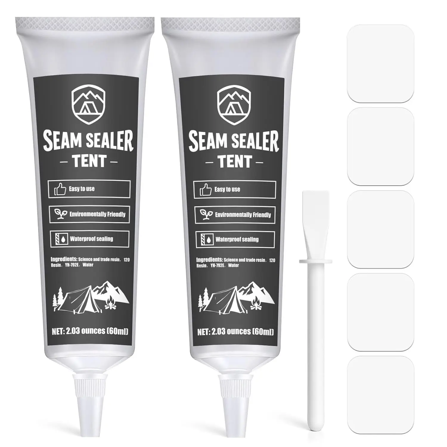 120ml Tent Seam Sealer , Seam Sealer Tent Sealant Repair | Clear  Seal,  Curing, for Tents & Outdoor Fabric