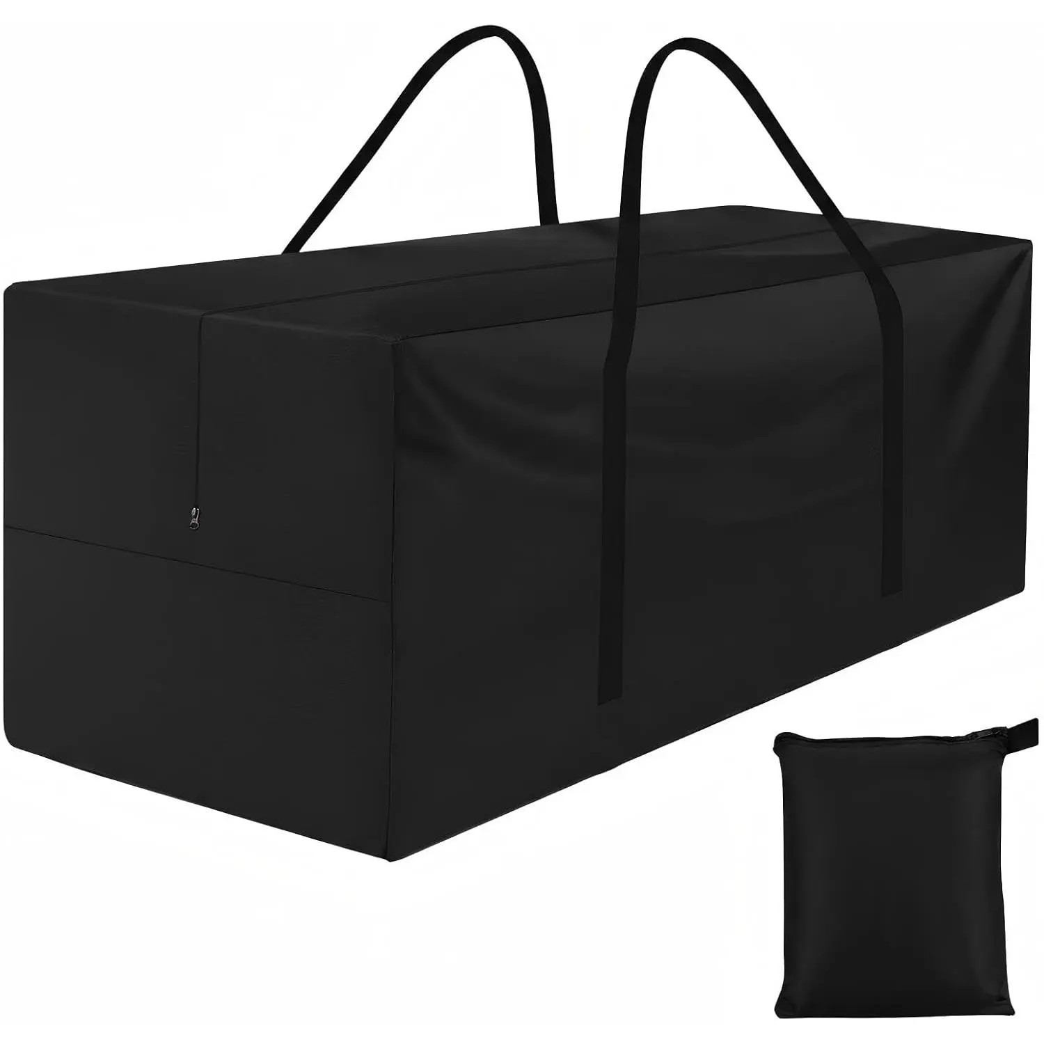 Waterproof Outdoor Patio Cushion Storage Bag - 68"x30"x20" Heavy Duty with Zipper and Handle, Large Capacity for Home and Garden Cushion Storage