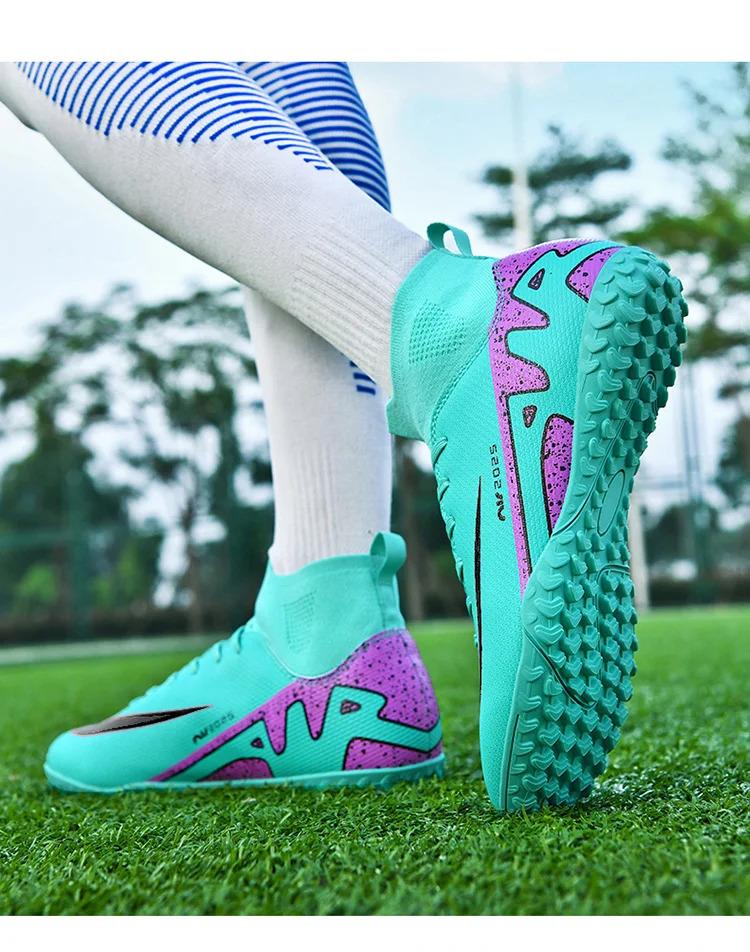 Unisex Soccer Shoes TF/AG Society Futsal Top Quality Unisex Training Football Shoes Original Resistant Comfortable Football Boots Unisex Soccer Shoes TF/AG Society Futsal Top Quality Unisex Training Football Shoes Original Resistant Comfortable Football Boots