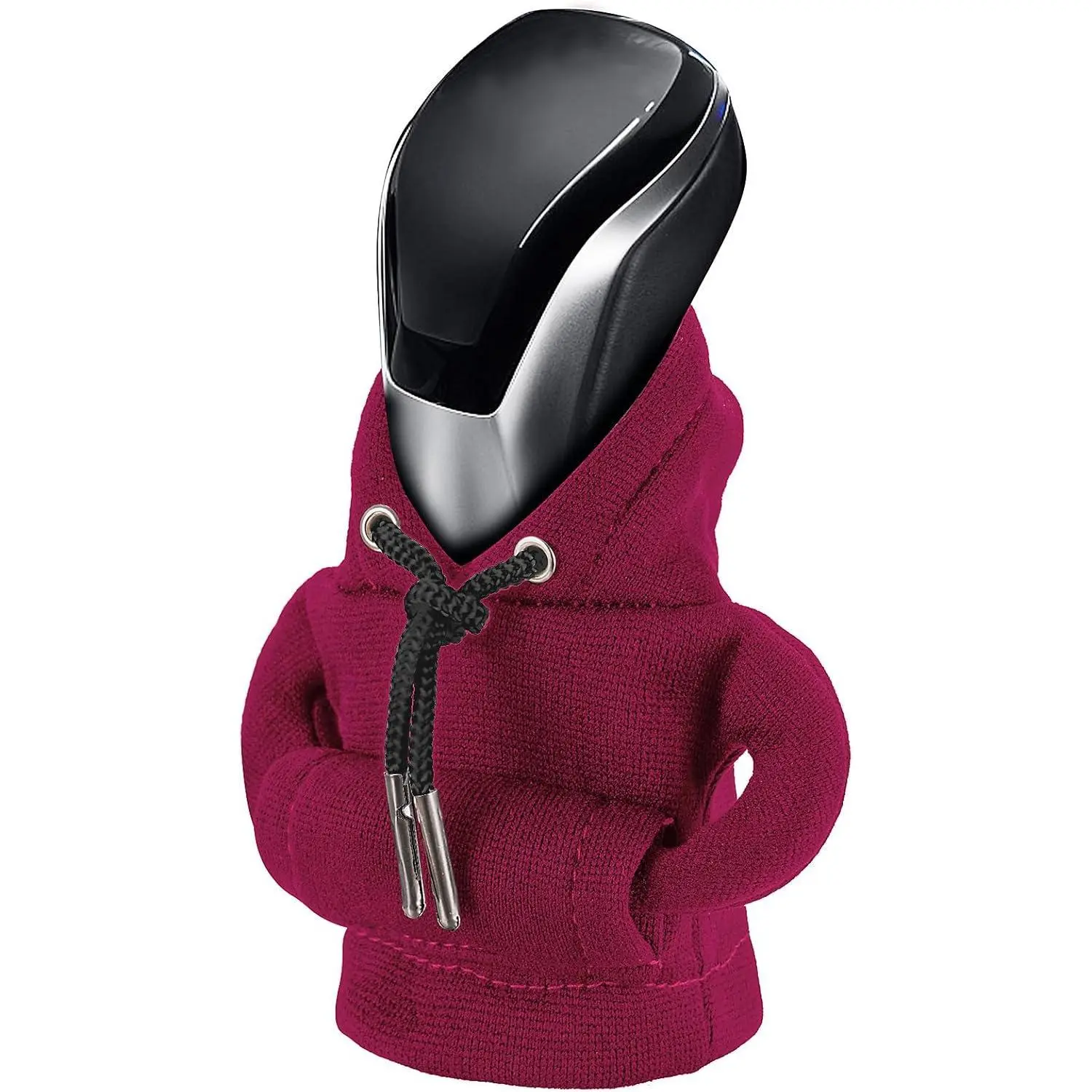 SLLAK Gear Shift Hoodie Cover, Universal Car Shift Knob Hoodie, Mini Hoodie for Car Shifter, Automotive Interior Cute Gadgets, Car Accessories and Decorations