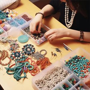 Dainty Gold Plated Tiny Ball Colorful Rice Beaded Stack Bracelets Sets for Women,4Pcs Stackable Small Beads Cute Bracelet Stretch Trendy Ball Jewelry Friendship Gift