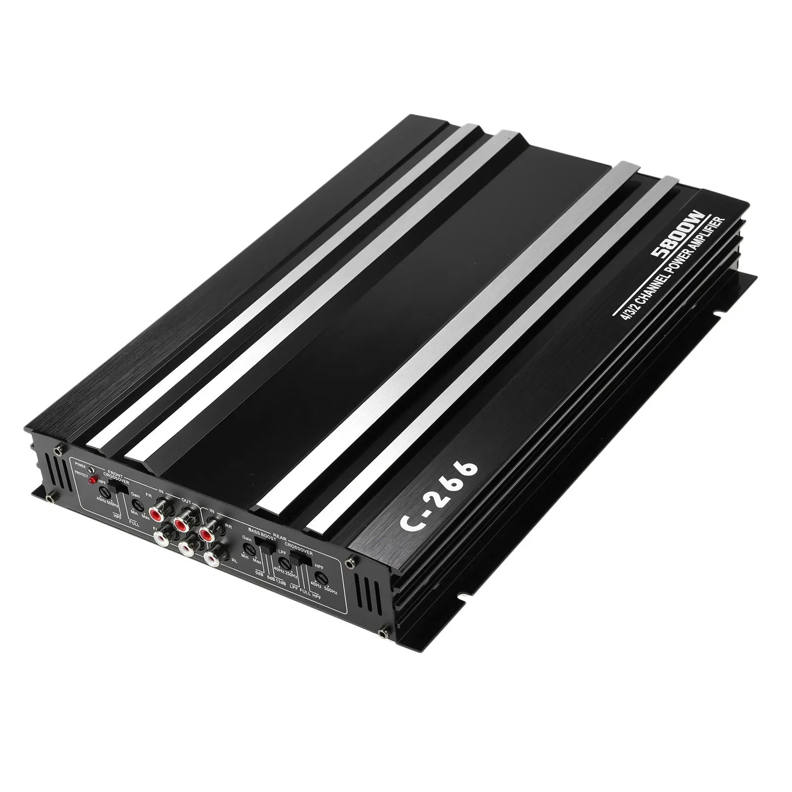 12V 4-Channel High-Power Aluminum Alloy Car Audio Power Amplifier 12V 4-Channel High-Power Aluminum Alloy Car Audio Power Amplifier