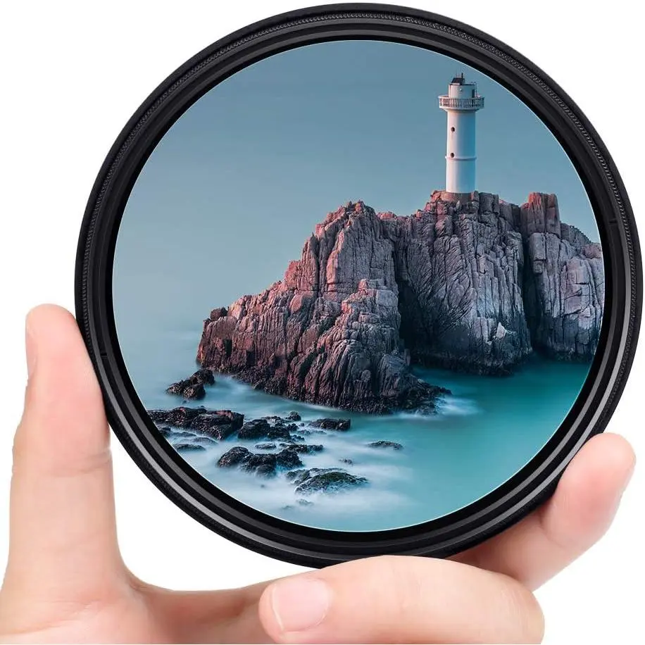 37mm ND Filter Slim Variable ND Neutral Density Filter Adjustable ND Fader ND2-ND400 Lens Filter for    Pentax Olympus  DSLR Camera