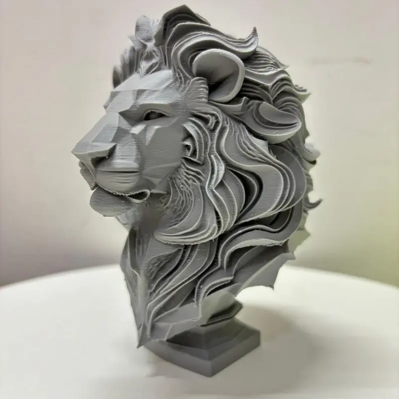4.33 Inch Lion Sculpture, Symbol of Courage and Confidence, Ideal for Home Decor, Office, Bar, Tattoo Shop, Perfect Gift for Men