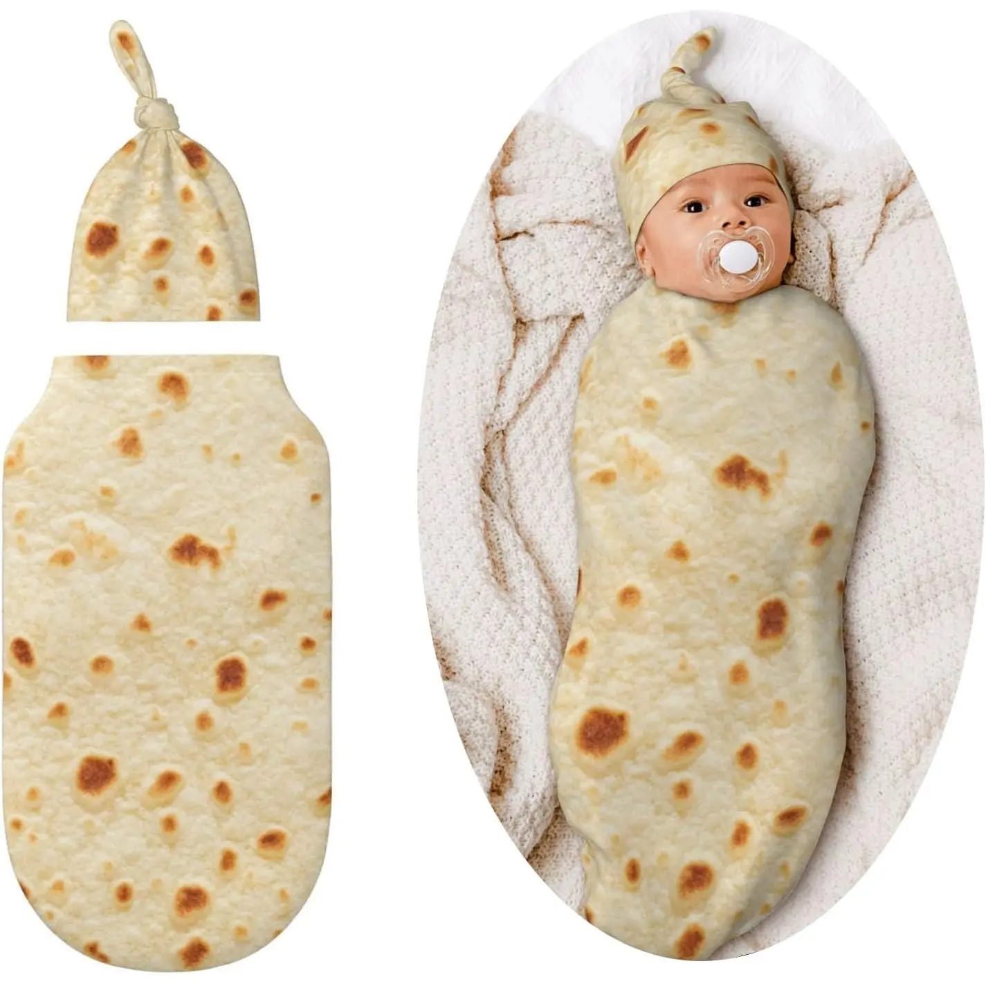 Soft and Comfortable Newborn Swaddle Blanket - Stretchy Swaddle Wrap, Perfect Mexican Wrap Style, Embrace the Cuddling Time