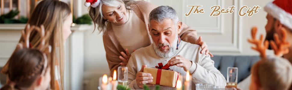 6Pcs Kitchen Chef Knife Set, Slicing Knife, Scraper And Scissors, High Carbon Stainless Steel Super Sharp, with Anti-stick Ergonomic Wooden Handle, Professional Chef's Knife Set, Suitable for Family Travel, Gift Box Set