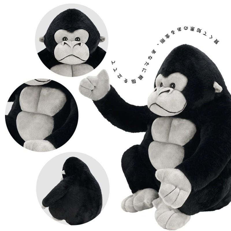 1pc 25/35/42CM Creative Chimpanzee Plush Pillow Stuffed Soft Animal Cushion Cute Gorilla Plushie Toys Funny Birthday Gifts