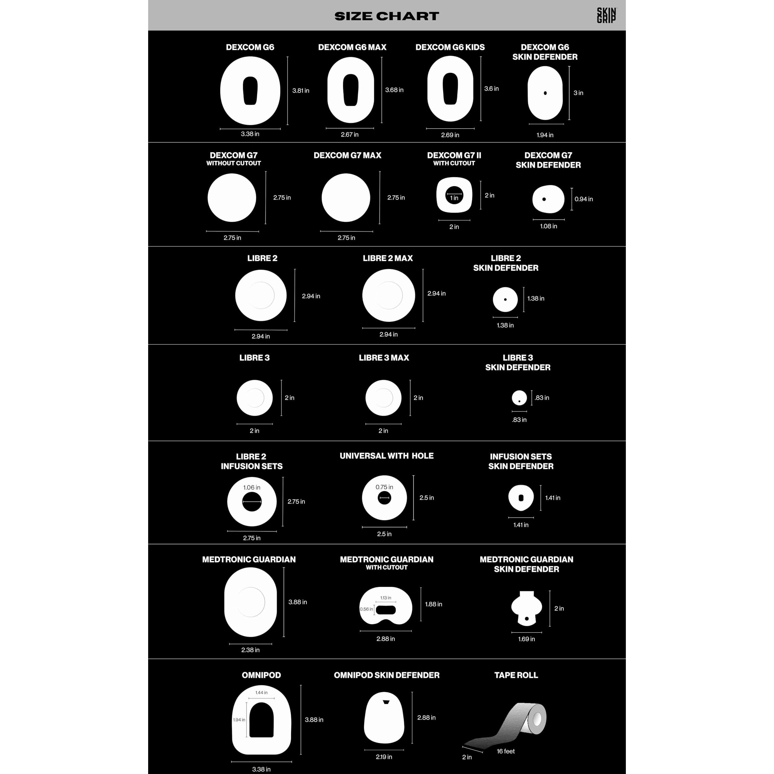 Adhesive Patch Compatible With Dexcom G6 Patches Waterproof & Sweatproof Cutout  Lasts 10-14 Days Continuous Glucose Monitor Cgm Sensor Cover - 20 Pack Clear
