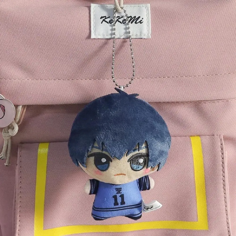 New Blue Lock Plush Pendant KeyChain Isagi Yoichi Nagi Seishiro Mikage Reo Rin Itoshi Itoshi Sae Action Doll Toy Bag Gift 10CM