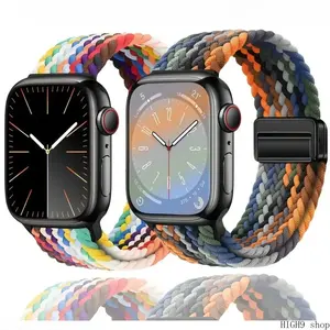 Magnetic Braided Elastic Nylon Wrist Strap, Soft Breathable Adjustable Unisex Wearable Accessory Available In Multiple Sizes For Daily Sports And Casual Outfits, Only The Wrist Strap Included