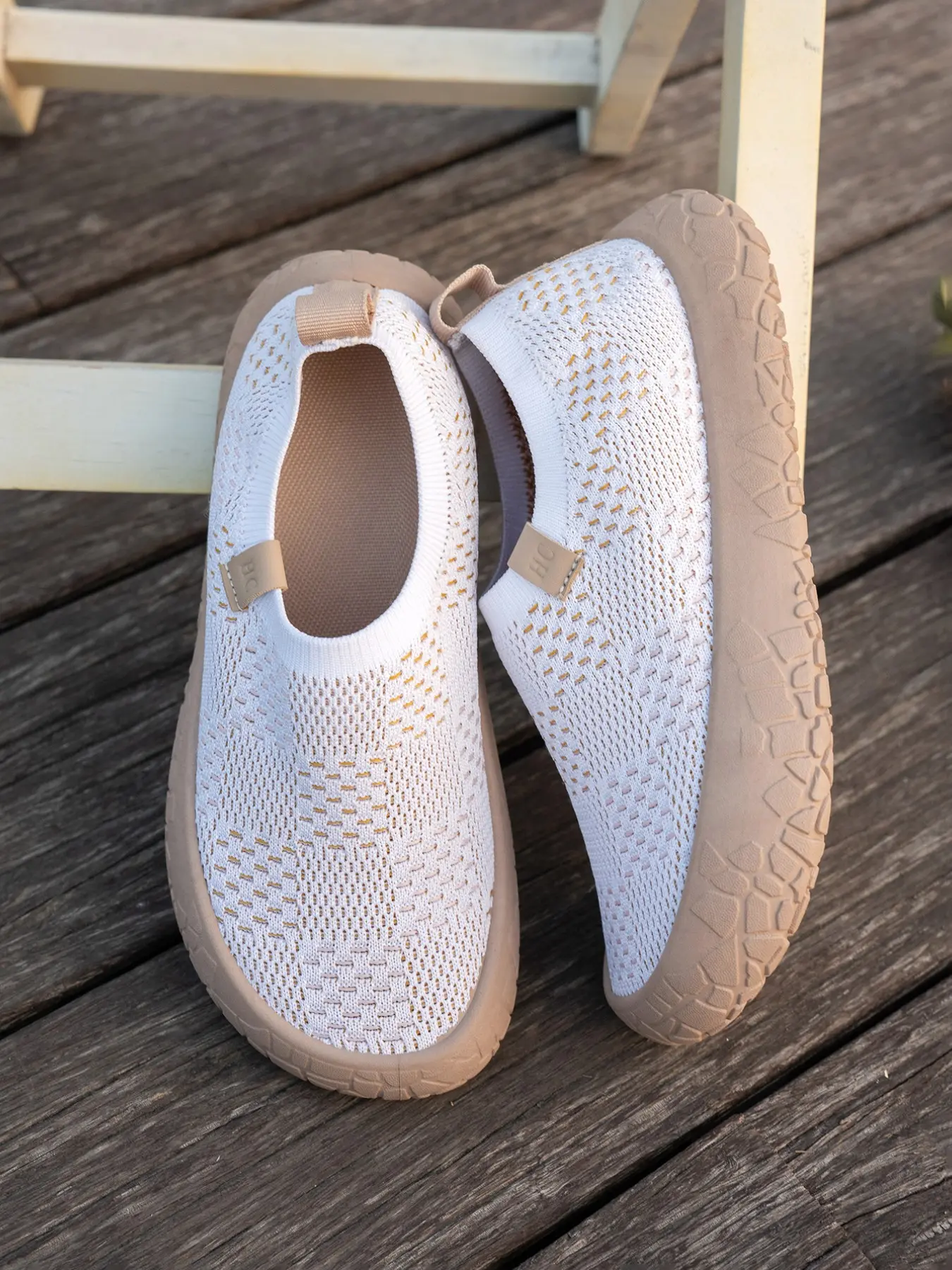 Women's Casual Shoes, Low Top Round Toe, Wide Width, Flatform Sole, Textile Upper, Breathable Mesh, All Seasons, Comfortable & Stylish, Breathable Slip On