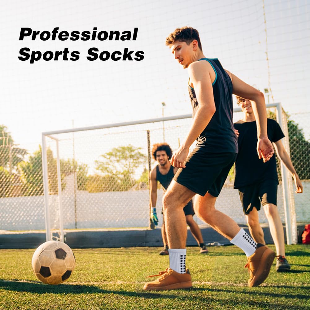 1/3/5/8 Pairs Men’s Soccer Socks Grip Socks Soccer Cushioned Non Slip Grip Sports Football Basketball Socks 1/3/5/8 Pairs Men’s Soccer Socks Grip Socks Soccer Cushioned Non Slip Grip Sports Football Basketball Socks