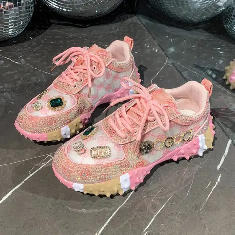 Women's Casual Low Top PU Material Rubber Sole Anti-Slip Sports Shoes for Spring & Fall, Versatile Sneakers for Daily Wear, Non Slip Sneakers