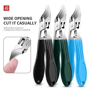 Large opening nail clippers stainless steel anti-splash nail clippers set, nail clippers for the elderly male ingrown toenails