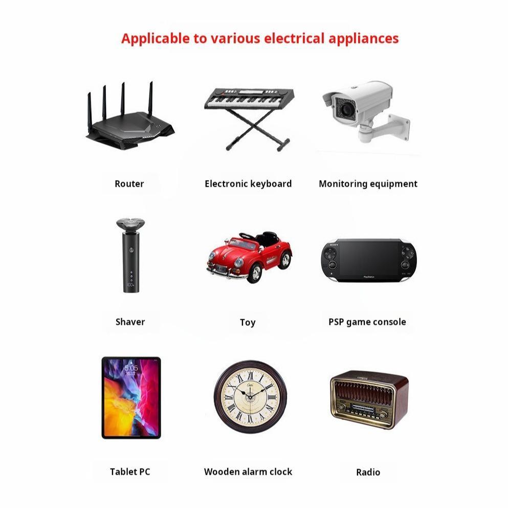 3-12V Adjustable Voltage Power Adapter, Multi-function Power Adapter with 14 Adapters, Suitable for Charging Electric Appliances, USB Port Adapters