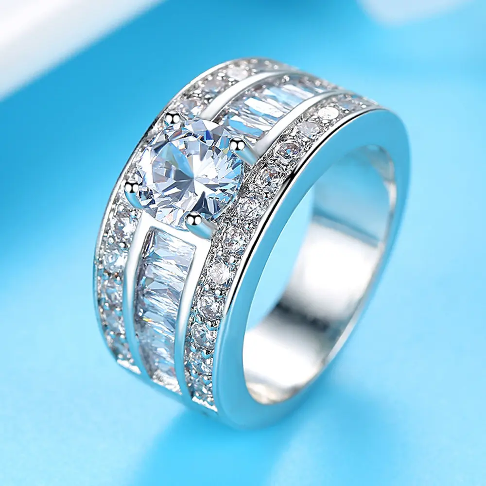 Sumptuous Zircon Heart Arrow Adjustable Ring | Vintage Creative Trend Open Finger Ring | Luxury Statement Party Jewelry for Women