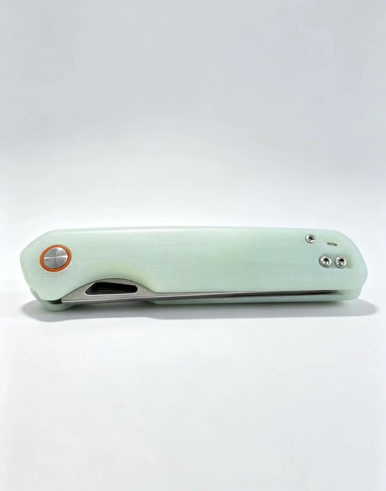EDC Folding Pocket Knife, D2 Steel Blade, Luminous G10 Handle, Portable Outdoor Camping Everyday Carry Knife