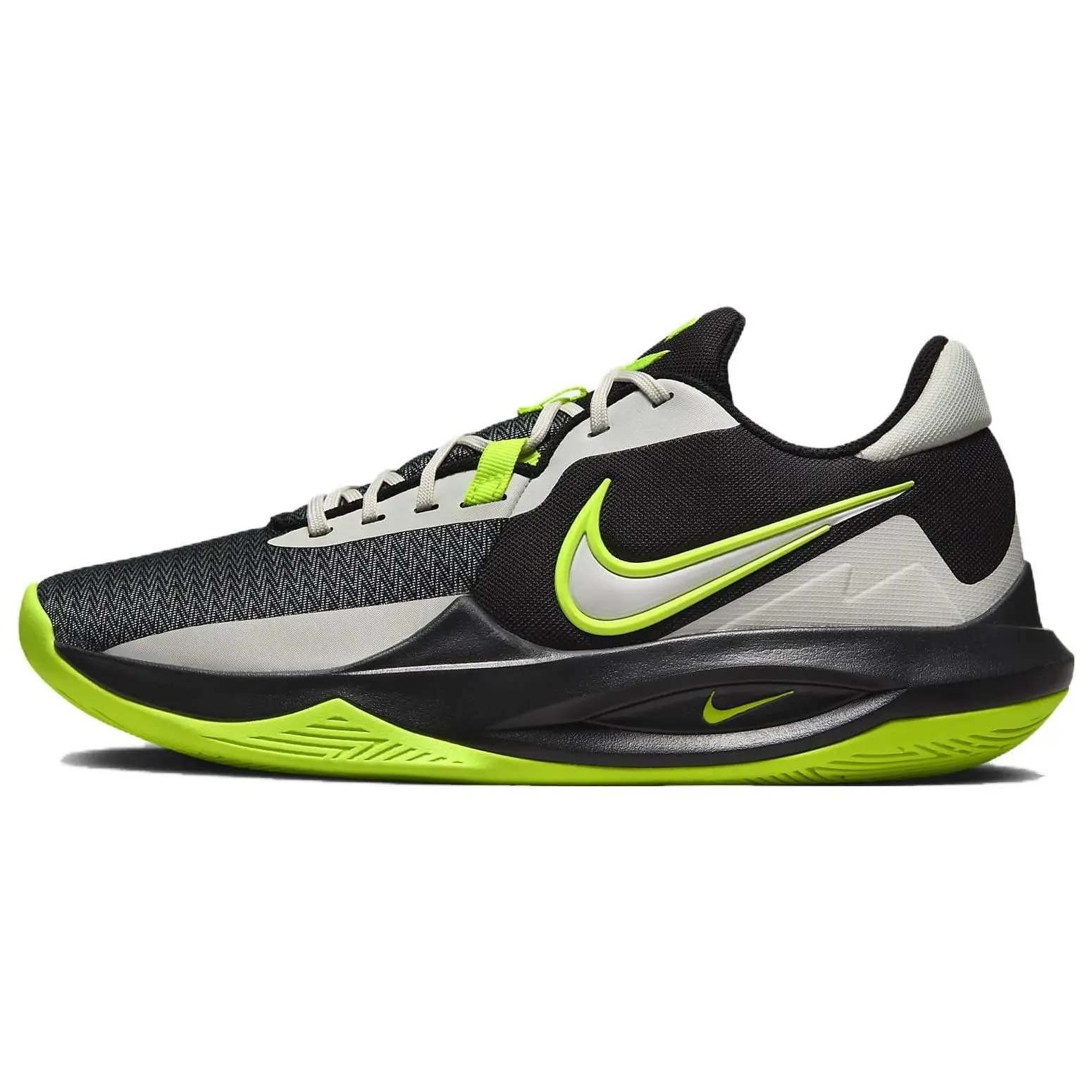 Nike Precision 6 Men's Low-Top Basketball Shoes – Breathable Mesh, Comfortable Fit Verifiable, with credentials and supporting global authentication