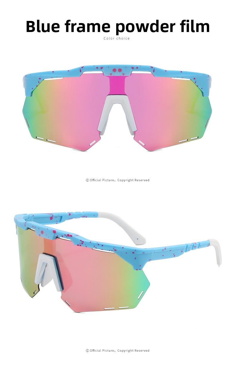 2026 New Polarized Sunglasses for Women, Sun Protection Sunglasses for Men, Colorful Sports Windproof Cycling Glasses Wholesale