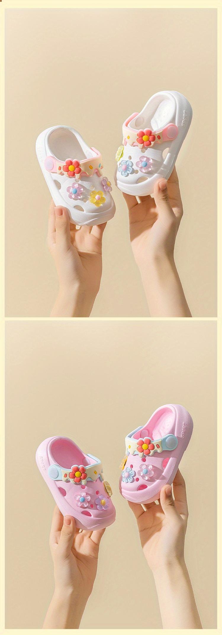 Adorable New Indoor Sandals for Toddlers, Featuring a Soft Non-Slip Bottom And Holes for Breathability