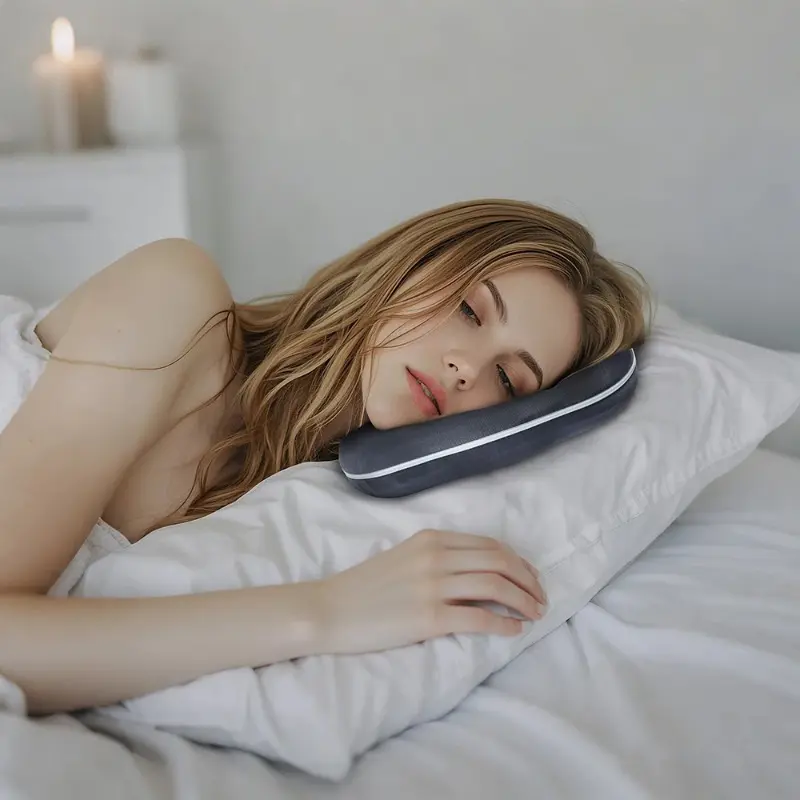 Ear Piercing Pillow for Side Sleepers, CNH and Ear Pain Ear Inflammation，with an Ear Hole Sleeping Pillow, Ear Guard Pillow