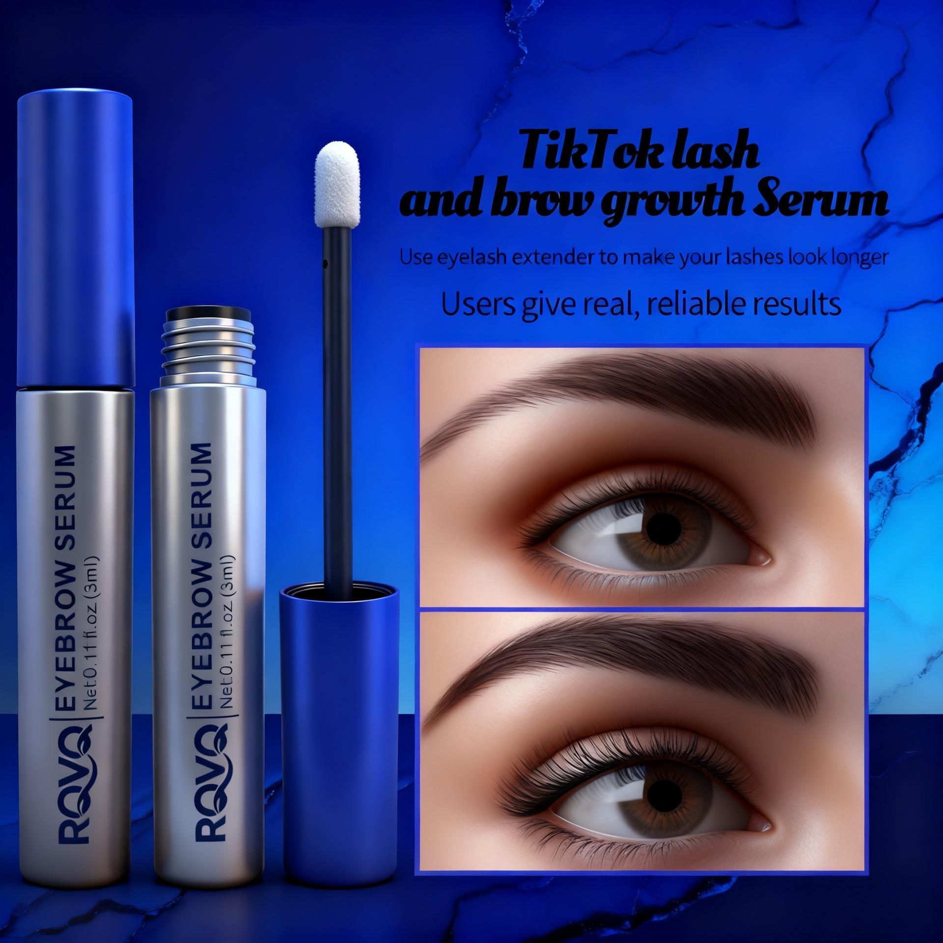 Ultimate Eyebrow Growth Serum – Faster Thicker Fuller Brows Natural Formula for Perfect Bold Brows Hydrate Moisture Collagen Peptide Ampoule Essence