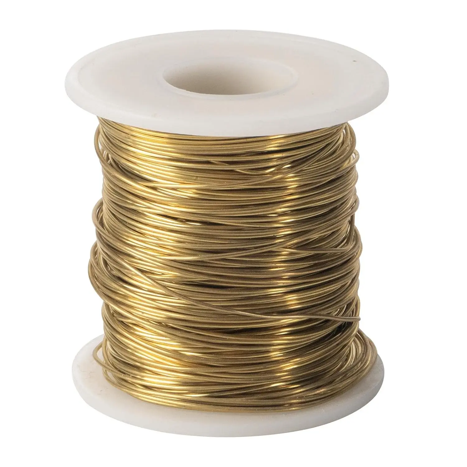 18 Gauge 1mm 218FT Spool Yellow Brass Round Dead Soft Wire for Jewelry Making Beading