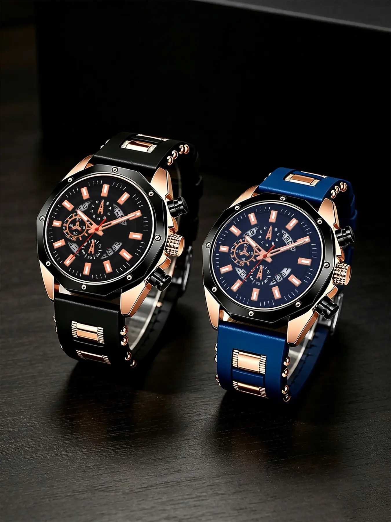 Men's Quartz Watch with Silver Color Dial, Round Alloy Case, Mineral Glass, Fashion Style, Analog Wristwatch, All Seasons, Father's Day Gift