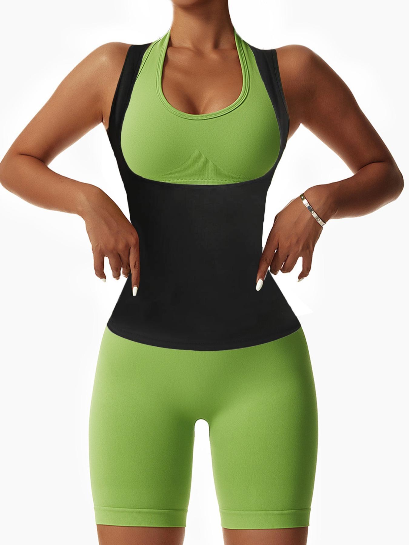 Women's Plain / Camo Print Sports Tank Top, Solid Sleeveless Sauna Top, Women Sport & Outdoor Clothing for Workout Gym Exercise, Sleeveless Gym Tops, Workout Clothes, Athletic Tops