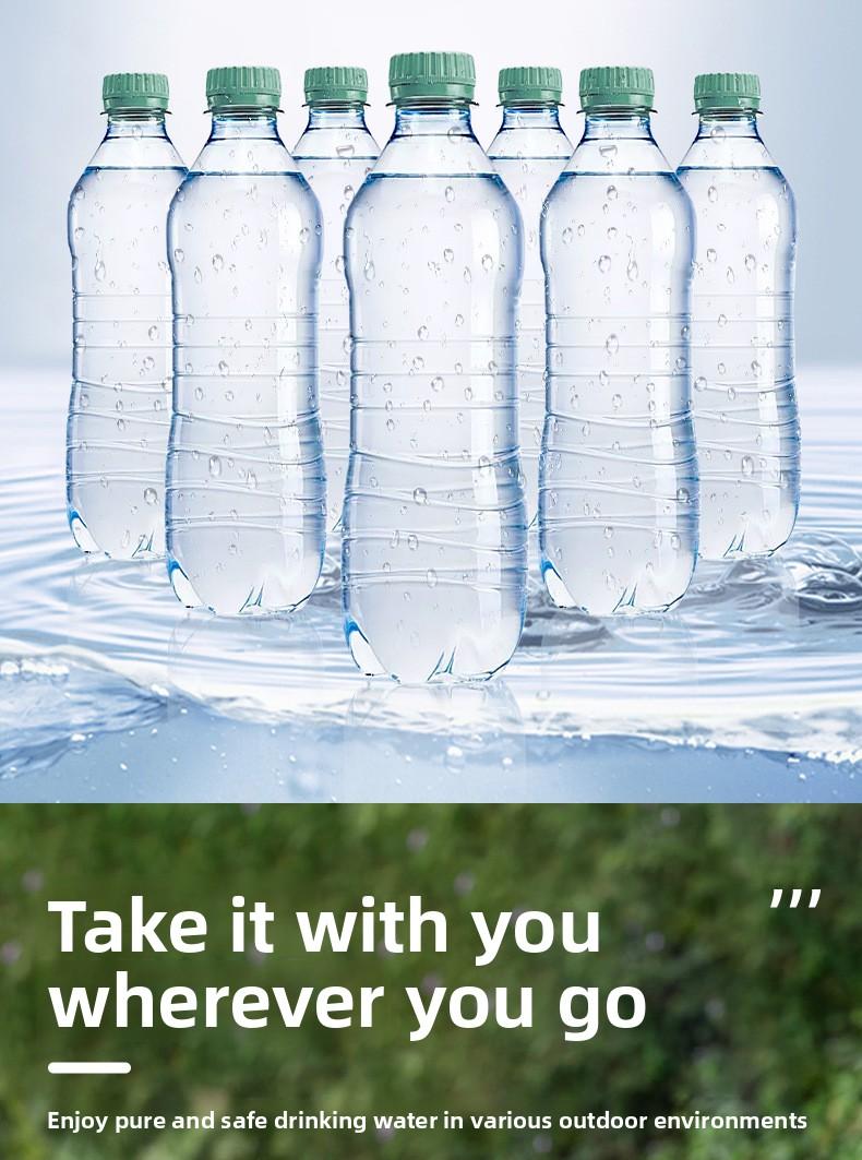 Portable Water Filter Straw Ultrafiltration Membrane for Outdoor Camping Hiking Travel Survival Emergency Water Purification System Lightweight Filtration Device