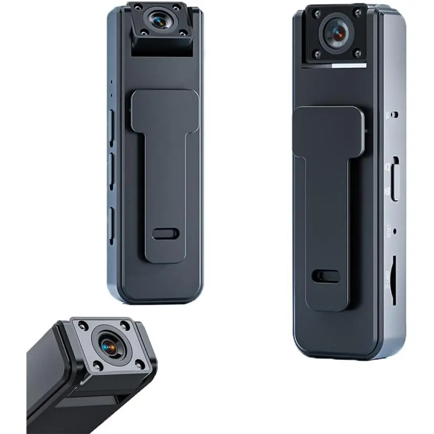Mini  Camra 1080P Polic  Camra with Audio and Vido, Portabl  Worn Cam Loop Storag  Cam Warabl Camcordr for Hiking,Walking,Cycling,Travling