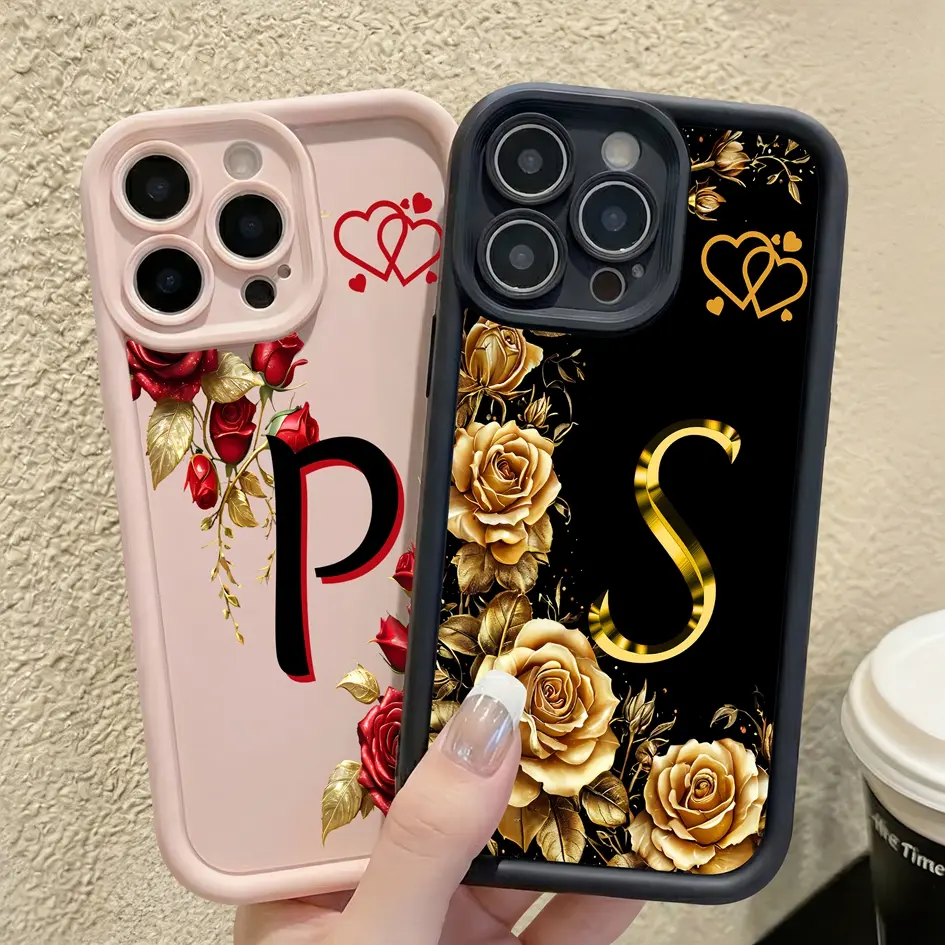 Personalized Customized Initials Name Case Case For Samsung Galaxy A17 A16 A15 A14 A13 A33 A34 A35 A36 A52 A53 A54 S26 S25 S24 S23 S22 S21 FE Ultra Plus Note 20 Ultra Silicone Protective Cover