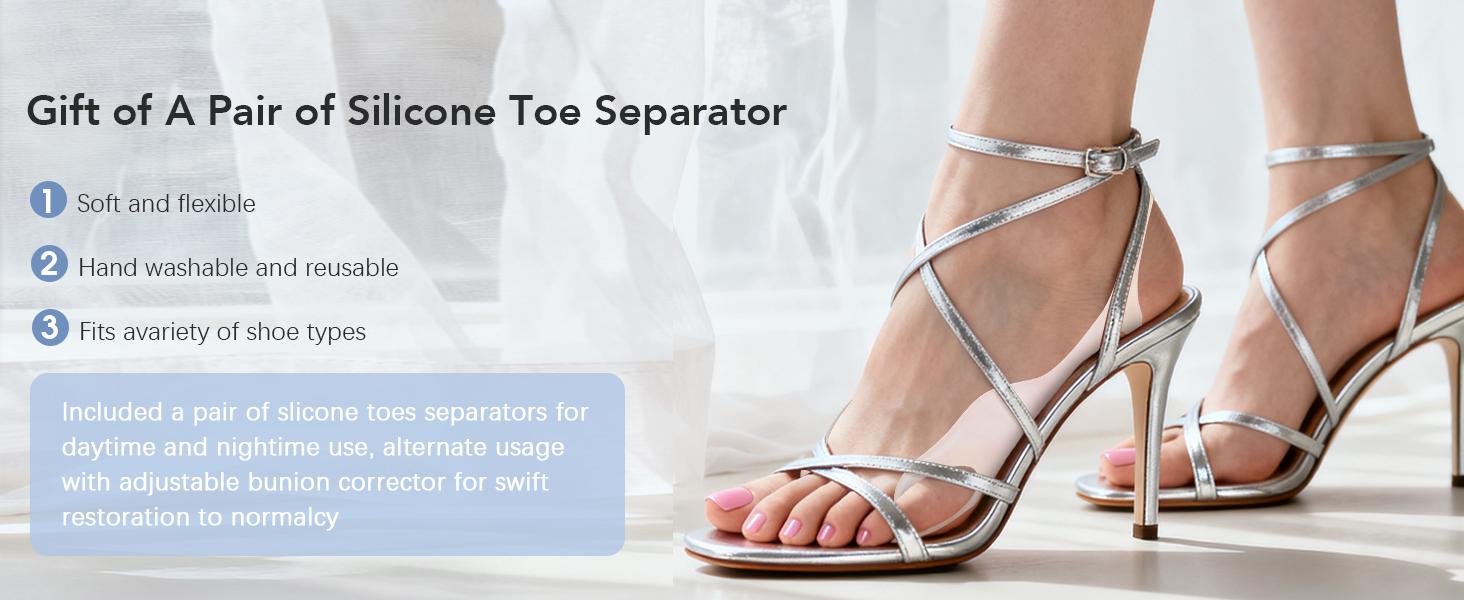 Bunion Corrector for Women Men: Big Toe Straightener Bunion Fix with Adjustable Knob-Orthopedic Bunions Splint Brace Toe Alignment Correction for Hallux Valgus Pain Relief Day/Night 1PCS (Grey)