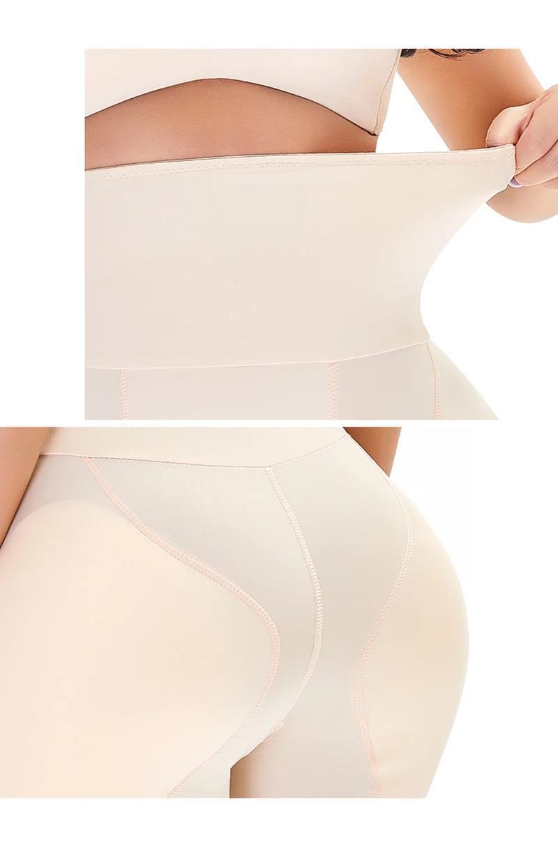 Women Padded Seamless Butt Lifter Panties Boy Shorts High Waist Underbriefs Sexy Buttocks Corset Tummy Cotrol Booty Lift