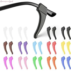 3 & 14 Pack Anti Slip Glasses Ear Grips, Temple Tip Retainers for Sunglasses & Reading Glasses. Prevents slipping, great for daily wear, sports and outdoor activities.