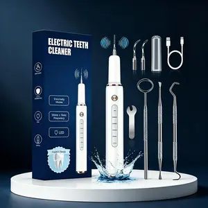Rechargeable Cordless Electric Tooth Cleaner, Home Oral Rinse Kit, Replaceable Nozzle, Lightweight Water Flosser, Manual Dental Tools
