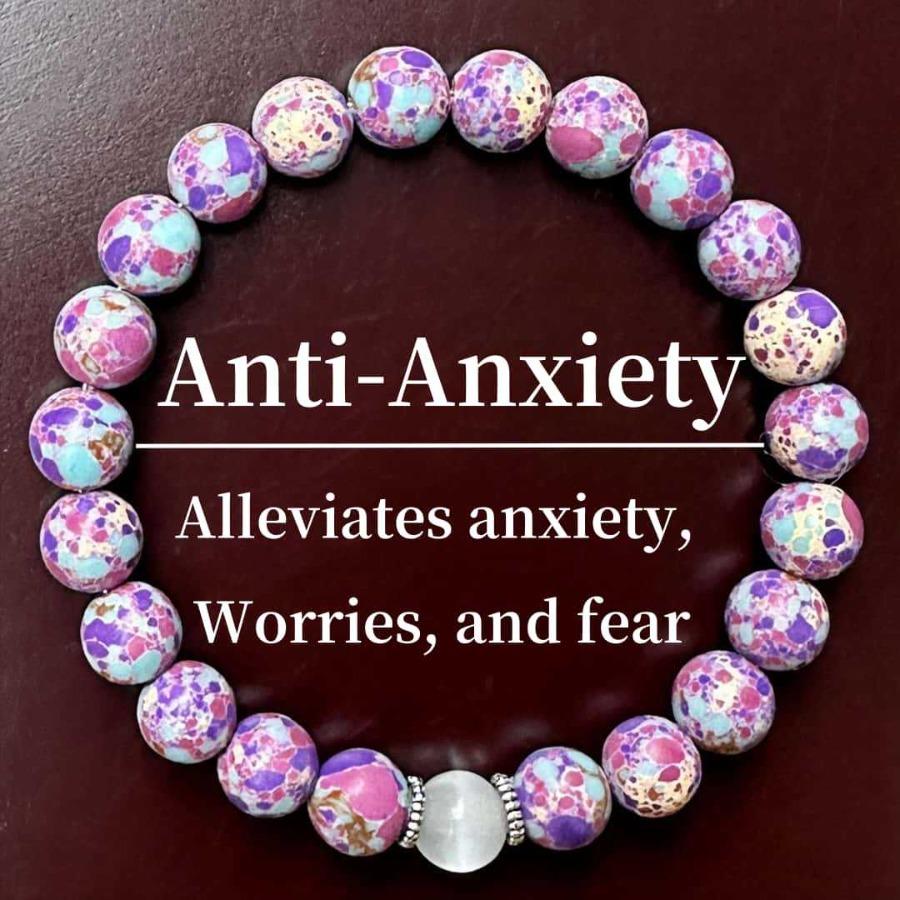 Bracelet opal imitation purple flower emperor huangsong handmade elastic thread bracelet