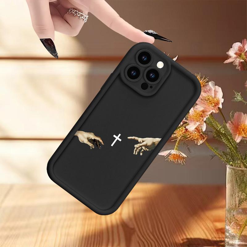 Protect Your Phone Soft Phone Case Simple with Jesus Will Help You Patterns UV Printing Matte Phone Cover 360 Degree Full Protection for iPhone 17 E Air Pro ProMax iPhone16 15 14 Plus 13 12 Mini 11 X XS XR for Smartphone Best Gift Birthday Girl Boy