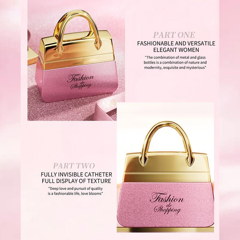 Bag-Shaped Women's Perfume Beauty Set, Woody Floral Rose Fragrance for Women, Fragrance for Daily Use, Bridesmaid Gift Box, Floral Scented Gift for Girls, Beauty Products, EDP Perfume Fragrance, Daily Wear Perfume, Floral Scents Perfume