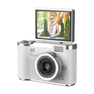 Children's Compact Digital Camera - 8x Zoom, Anti-Shake, 2.4-in 180° Flip Screen, Photography Toy for Kids Ages 8-13