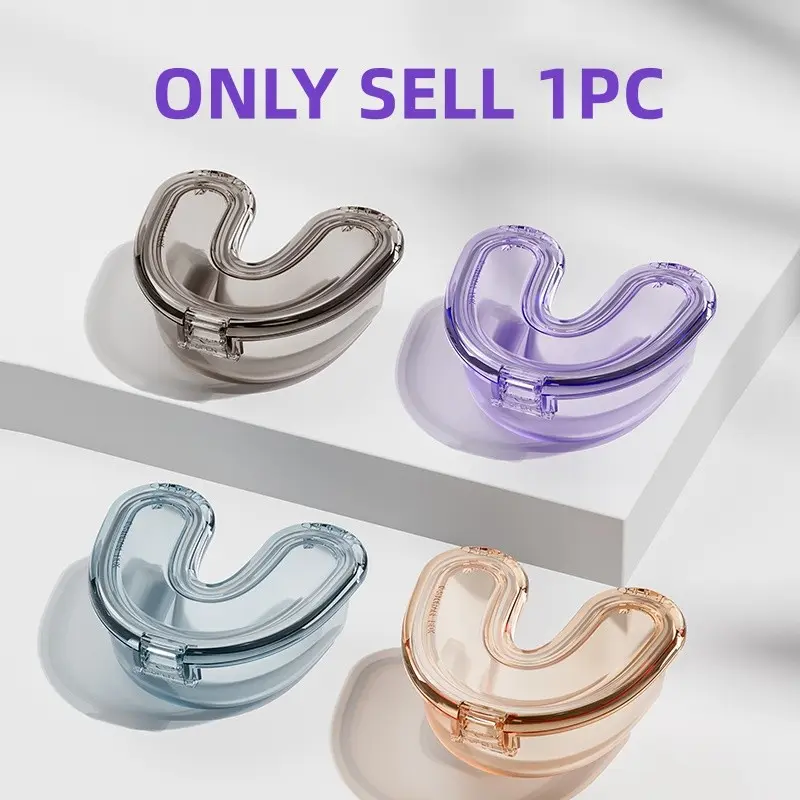 1pc U-Shaped Denture and Retainer Storage Box, Orthodontic Braces Soaking Container with Stent Cup for Cleaning Oral Care