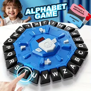 Quick Thinking Word Game, Portable Strategy Board Game, Family Interaction, Cognitive Skills, Party Gift, Ages 3+, Needs Batteries